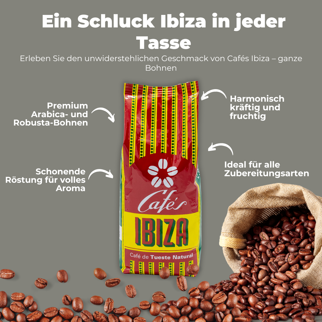 Cafés Ibiza - ganze Bohnen